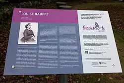 Gedenktafel im Kurpark Bad Düben