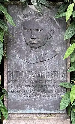 Gedenktafel Rudolf Mandrella
