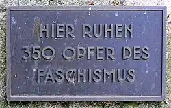 Gedenktafel Opfer des Faschismus