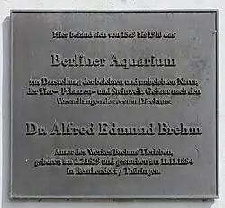 Gedenktafel am Haus, Unter den Linden 62, in Berlin-Mitte