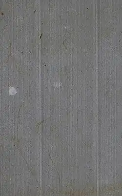 Gefräste Steinoberfläche aus Sandstein (Muster ca. 25 × 15 cm)