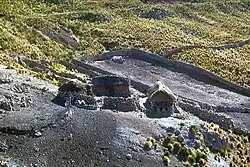 Dreiseithof indigener Bauern im Colca-Tal, Peru