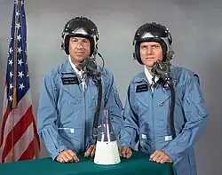 v.l. Jim Lovell und Frank Borman