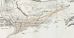 Die Basislinie zwischen Sugiez und Walperswil