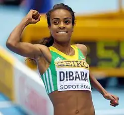 Weltmeisterin Genzebe Dibaba