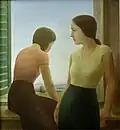 Zwei Mädchen am Fenster, 1937