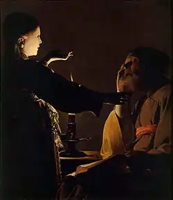 Georges de La Tour: Ein Engel erscheint dem Hl. Joseph im Traum, Musée des Beaux-Arts de Nantes