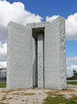 Georgia Guidestones im Jahr 2020