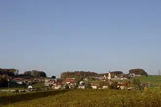 Hauptort Geretsberg von Süden