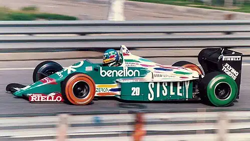 1986: Benetton und Gerhard Berger gewinnen 1986 ihren ersten Grand Prix