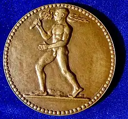 Medaille zum 100. Geburtstag der TH Karlsruhe im Jahr 1925