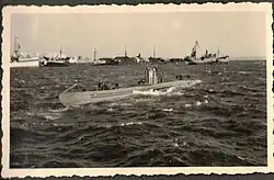 German Submarine U28 in Cadiz