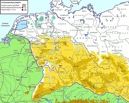 Germania magna nach der Varusschlacht