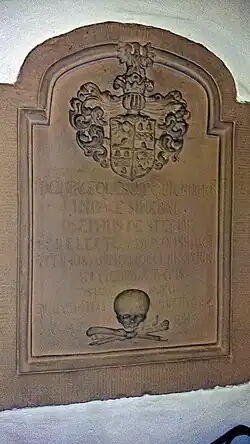 Epitaph des Jakob Joseph von Stefne († 1753)
