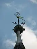 Wetterfahne auf der Kirche Gernstedt