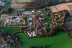 Luftbild des Stiftungsgeländes in Gescher, aufgenommen im Jahr 2014