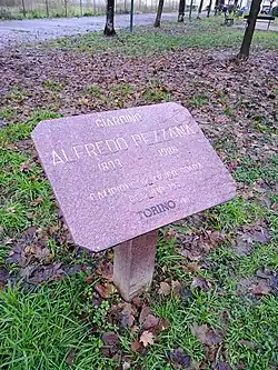 Gedenktafel in Turin