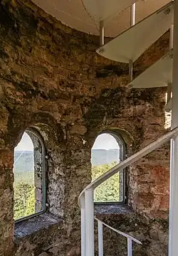 Ausblicke von der Wendeltreppe