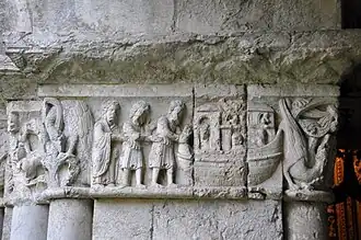 Relief mit der Arche Noah