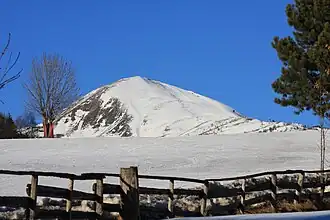 Blick auf den Gitsch von Meransen aus