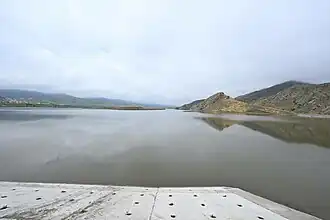 Blick auf den Stausee