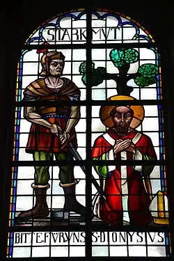 Glasfenster des Hl. Dionysius