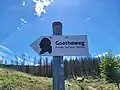 Schild Goetheweg