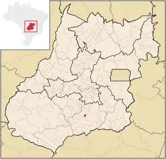 Lage von Aloândia in Goiás