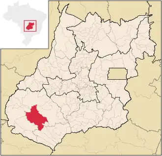 Lage von Jataí (Goiás)