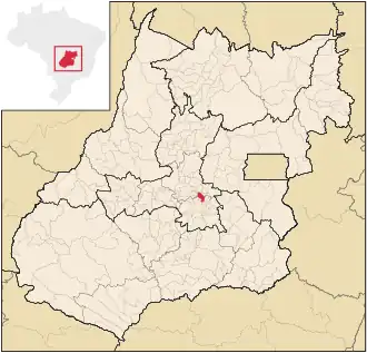 Lage von Nerópolis in Goiás