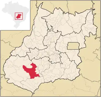 Lage von Rio Verde (Goiás)