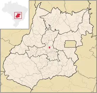 Lage von Santa Rosa de Goiás