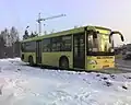 Golden Dragon Stadtbus in St. Petersburg (Russland)