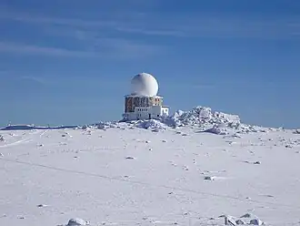 Gipfel des Goljam Resen mit Radarstation