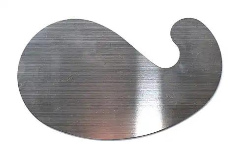 Schwanenhalsziehklinge für konkave Oberflächen verschiedener Radien