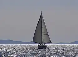 Passatsegel, 2 Bäume