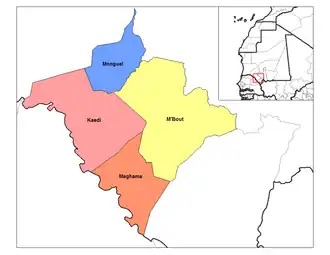 Departements von Gorgol