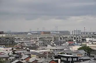 Blick vom Tempel zur Setobrücke