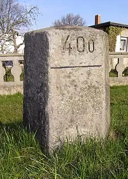 Myriameterstein Gossa (ehemaliger Meilenstein) (Sachsen-Anhalt)