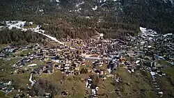 Dorfansicht im April 2024