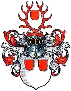 Wappen der Herren von Grüter im Wappenbuch des Westfälischen Adels