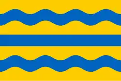 Flagge des Ortes Graafstroom