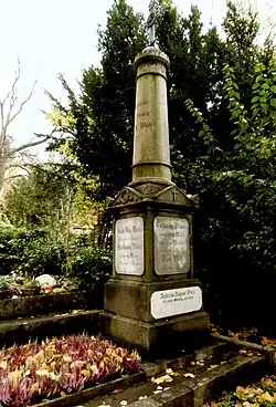 Grabstätte Fam. Andreas August Wirtz