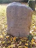 Grabstein auf dem Alten Johannisfriedhof in Leipzig