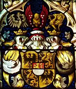 Wappen der Grafen und Edlen Herren von und zu Eltz (1733)