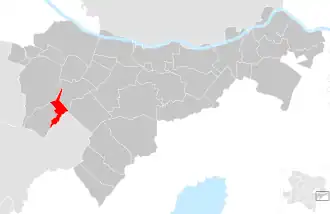 Lage der Gemeinde Gramatneusiedl im Bezirk Bruck an der Leitha (anklickbare Karte)