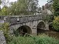 Steinbogenbrücke von 1770 über die Allaine bei Grandgourt
