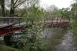 Augartensteg vom Grieskai gesehen