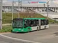 Ein Gelenkbus der Graz Linien