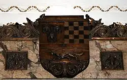 Wappen des Dreieinigen Königreichs im Kroatischen Staatsarchiv in Zagreb